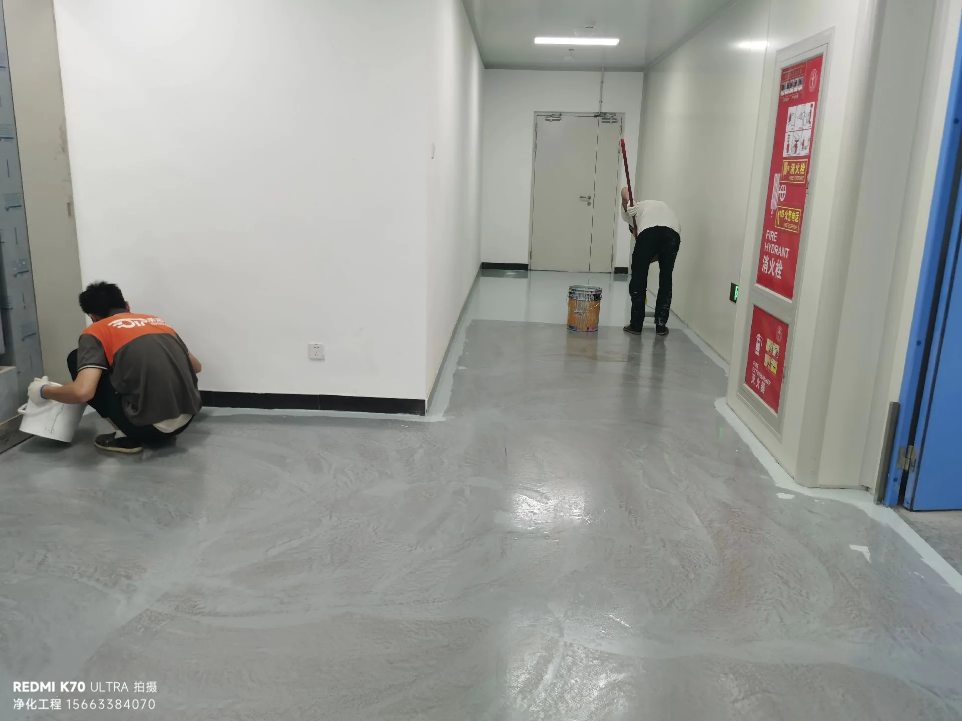 苏州虎丘区医药厂改造案例：无菌环氧地坪ISO认证通过-案例高清实拍图