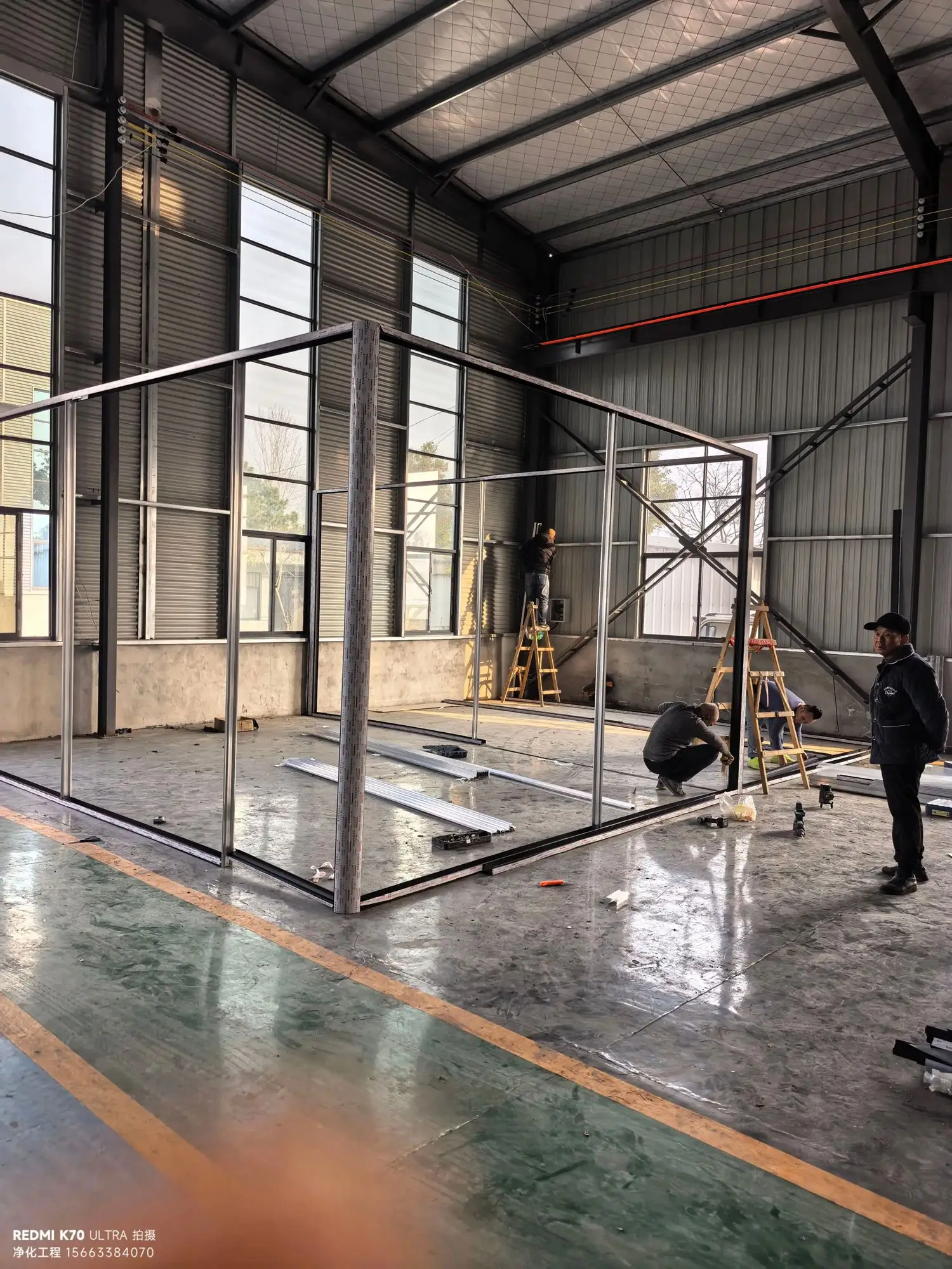 钢结构临时办公室（活动板房类）-高清实拍图