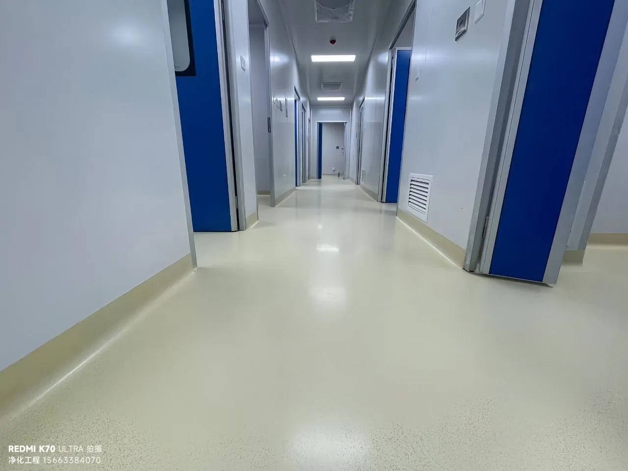 苏州姑苏区食品加工厂改造：抗菌环氧地坪卫生验收通过案例-案例高清实拍图