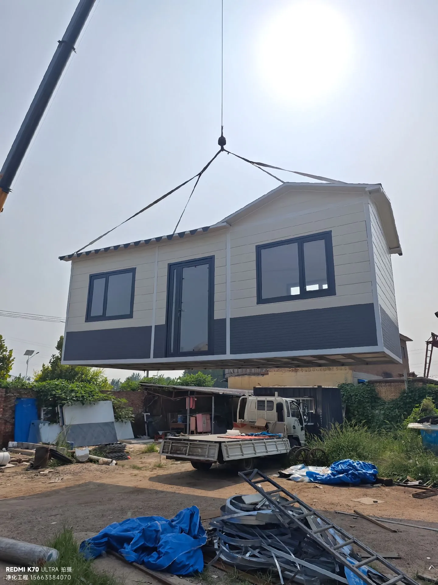 可拆卸钢结构活动房- 非常容易吊起