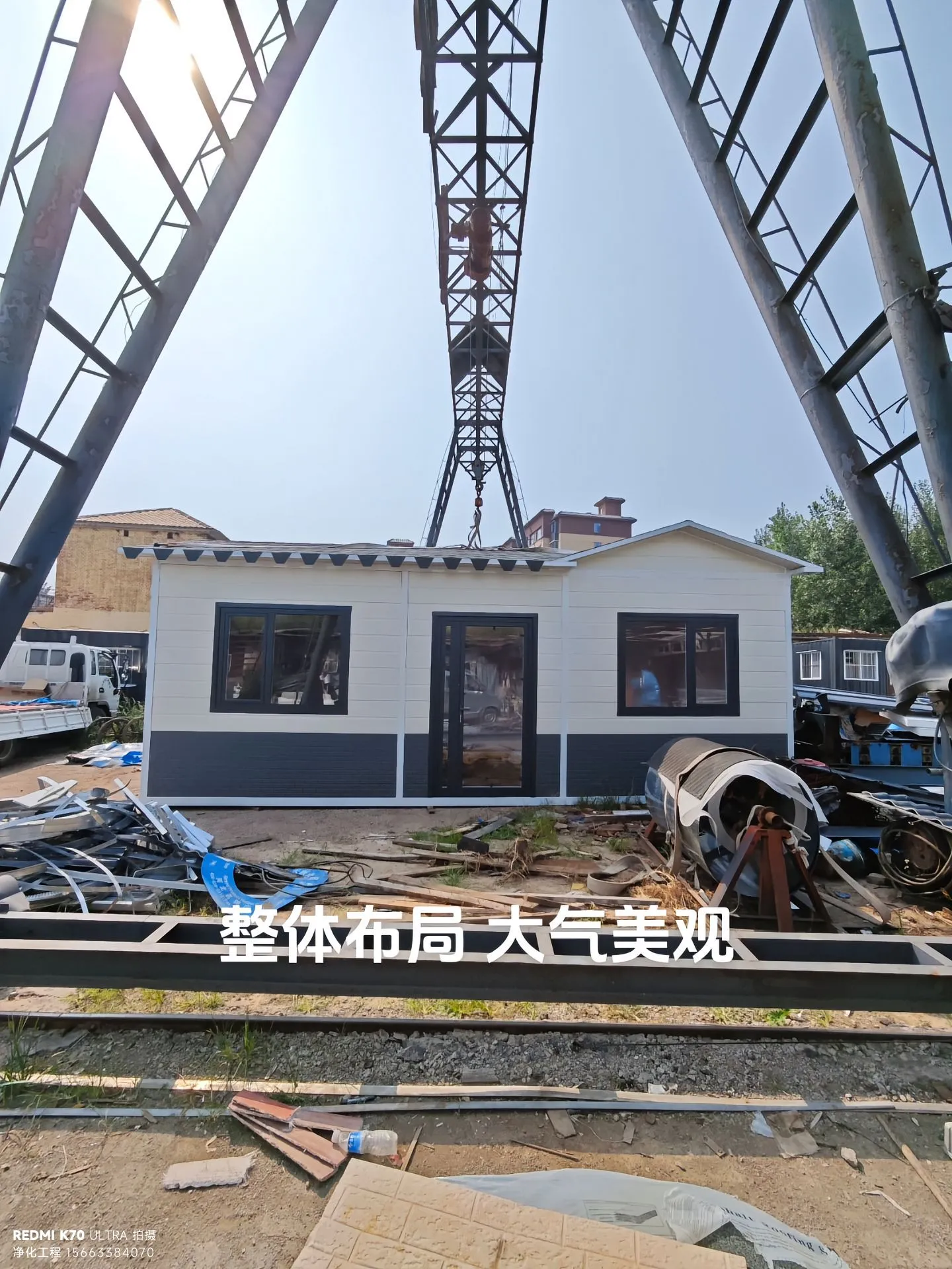 可拆卸钢结构活动房-整体大气美观