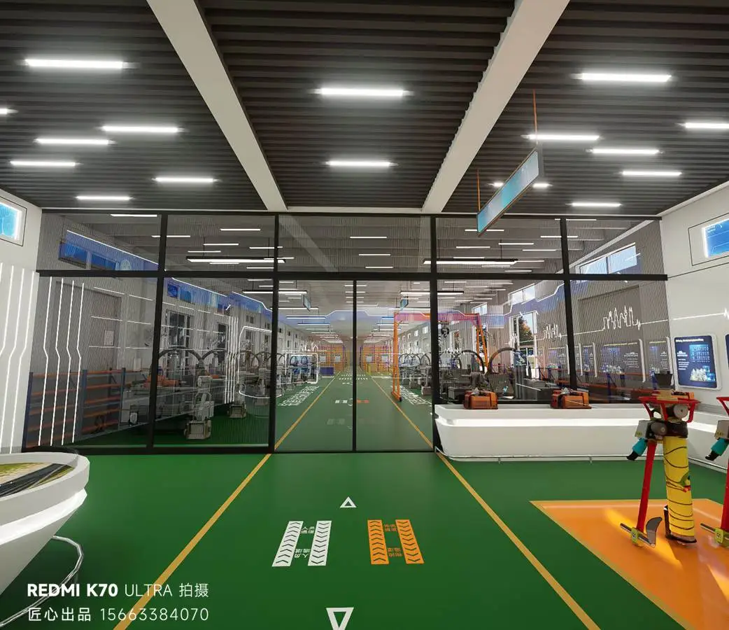 南京栖霞车间改造设备动线优秀案例展示-内部细节图