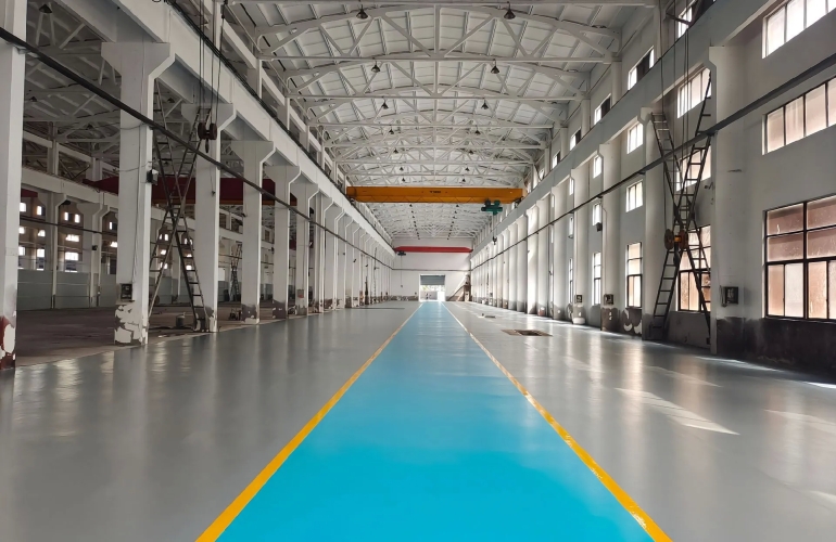 南京浦口区汽车配件厂改造：抗冲击环氧地坪施工效果实景-列表截图